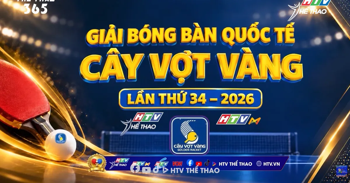 Giải bóng bàn Cây Vợt Vàng trở lại sau gần 7 năm gián đoạn