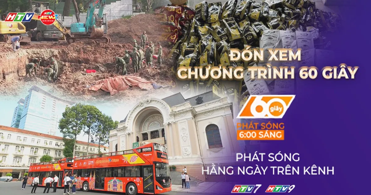 TP. Hồ Chí Minh: Xe buýt điện 2 tầng đầu tiên đi vào hoạt động | 60 Giây Sáng ngày 21/10/2026