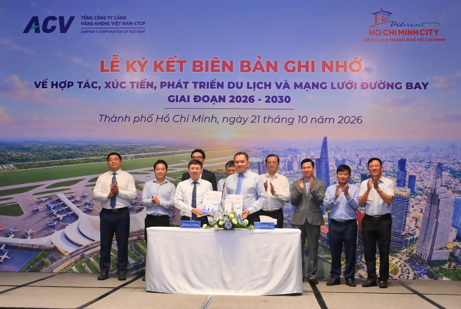 TPHCM hợp tác với ACV mở rộng đường bay, thúc đẩy phát triển du lịch