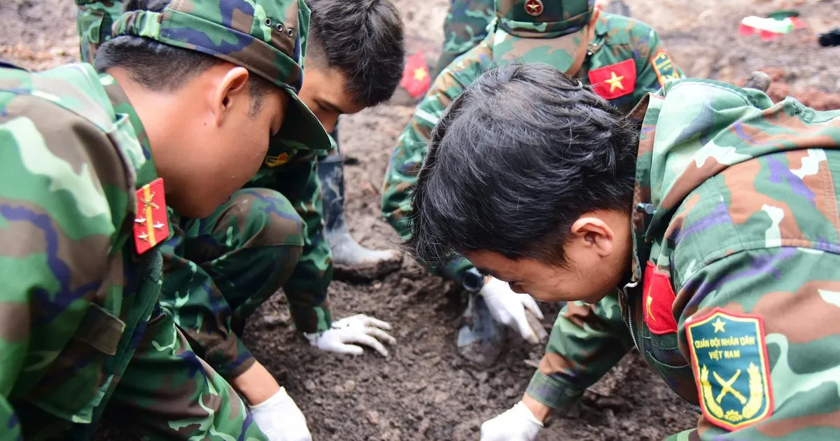 Ngày 23/10, quy tập thêm 12 hài cốt liệt sĩ tại Công viên Lê Thị Riêng