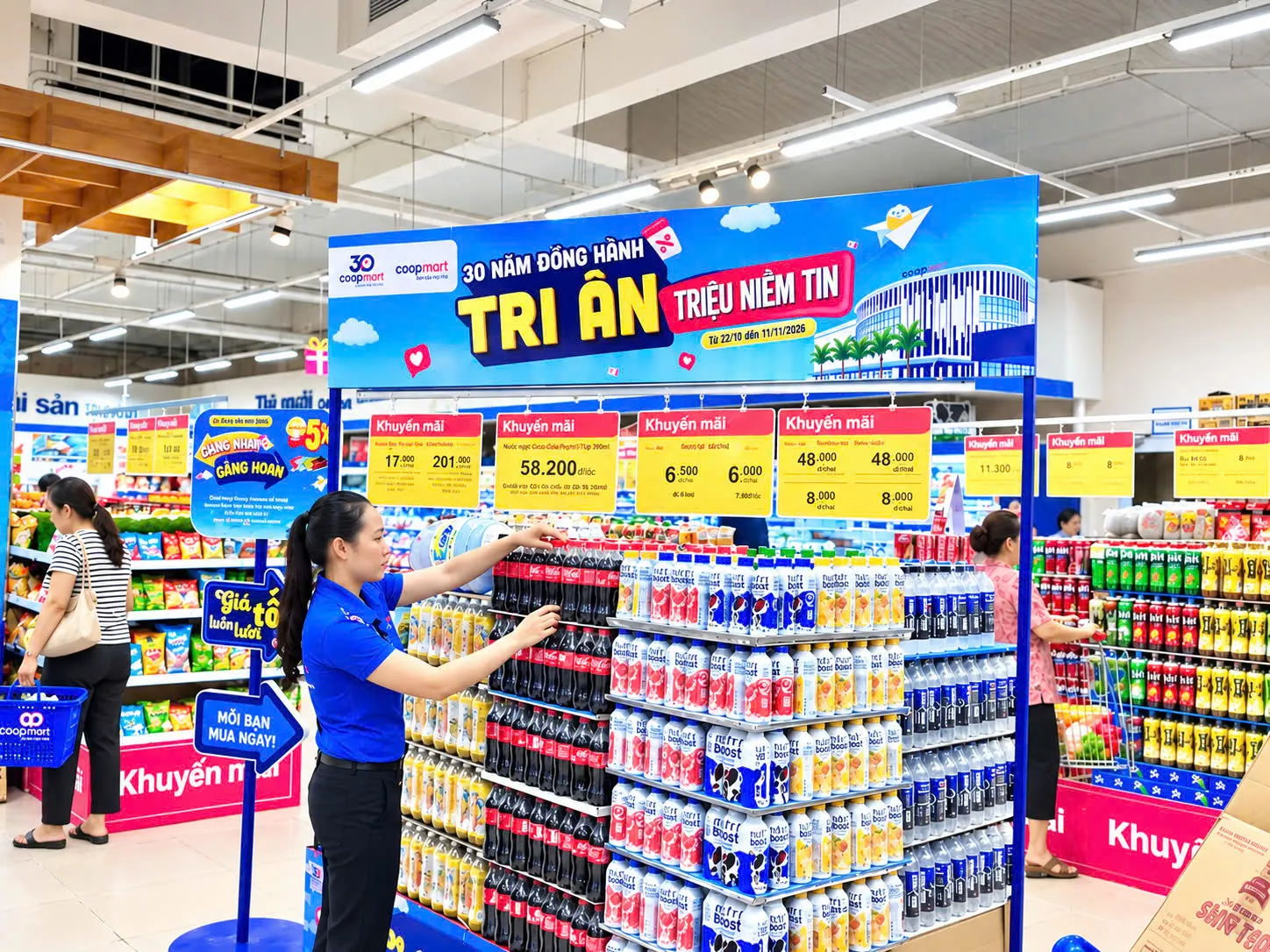 2- Khách hàng có thêm lựa chọn mua sắm thuận tiện với các chương trình khuyến mãi được triển khai đồng thời tại điểm bán và trên kênh trực tuyến.