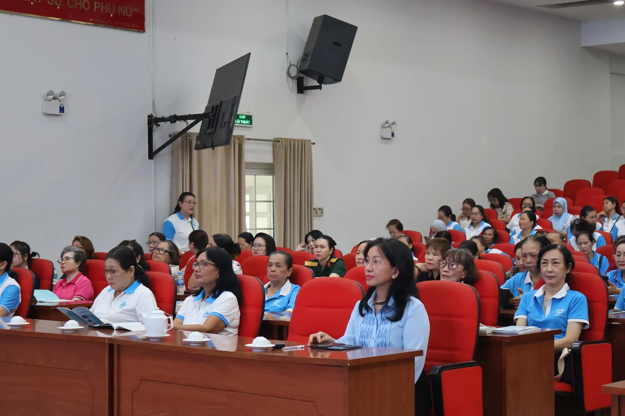 Quang cảnh tại Hội trường - Ảnh: Kim Anh