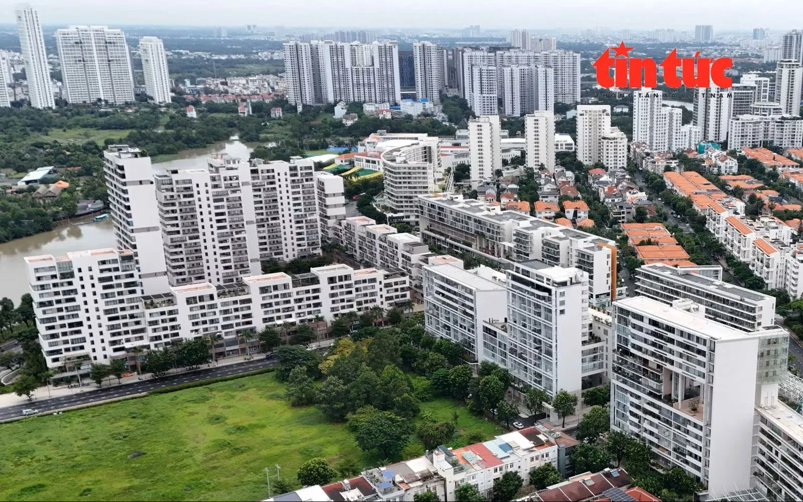Một dự án nhà ở thương mại tại phường Tân Mỹ, TP Hồ Chí Minh - Ảnh: An Hiếu - TTXVN