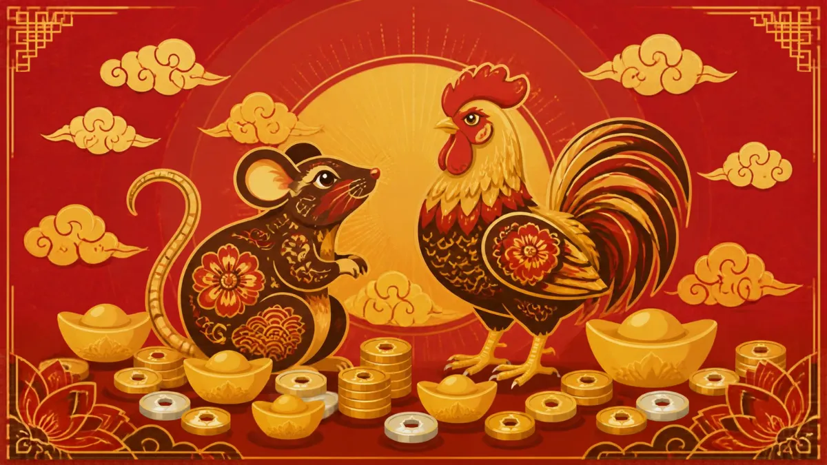 Tuổi Tý và tuổi Dậu là hai con giáp càng già càng giàu