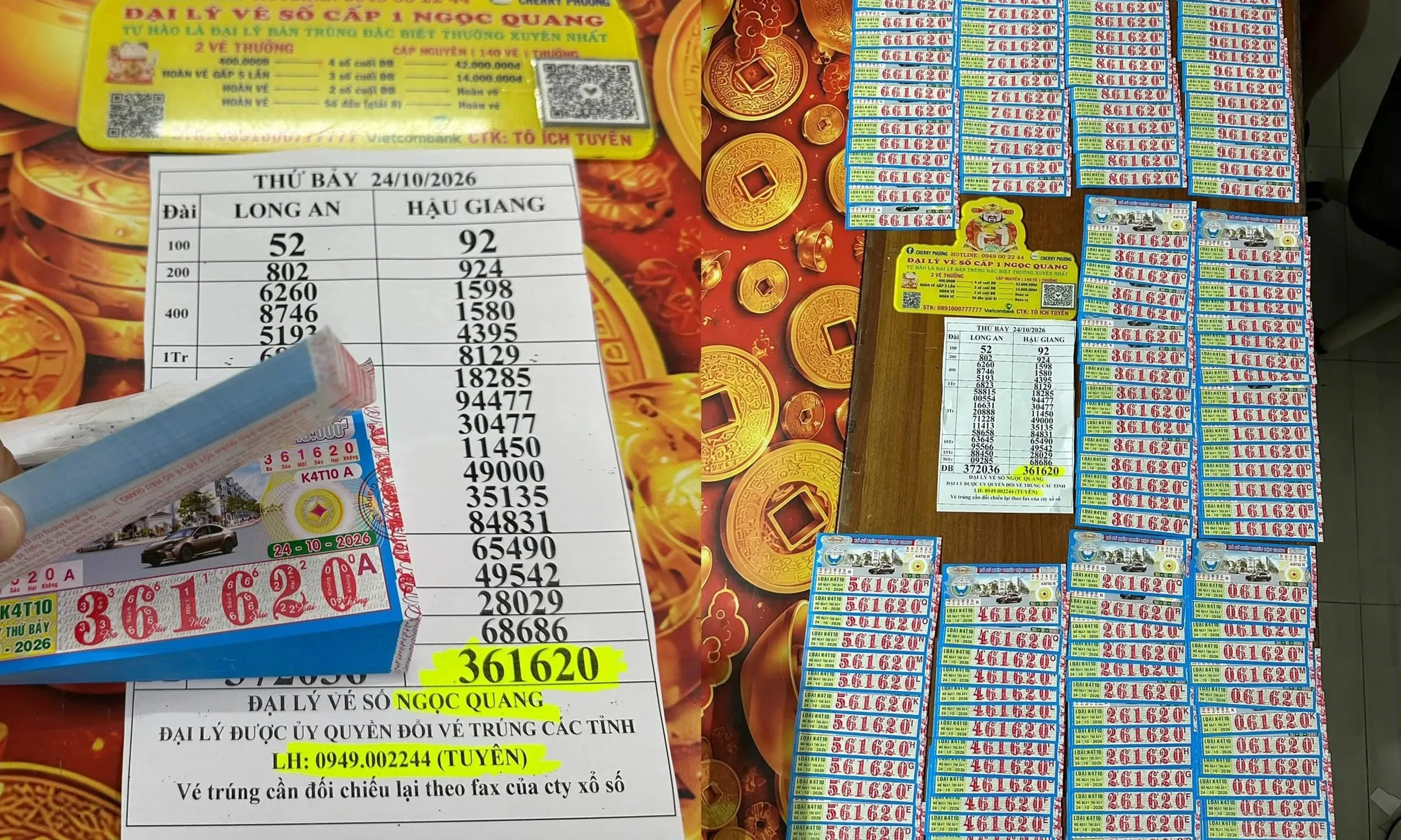 Mua nguyên cây vé số, người đàn ông ở Cà Mau trúng 39,2 tỉ đồng xổ số miền Nam