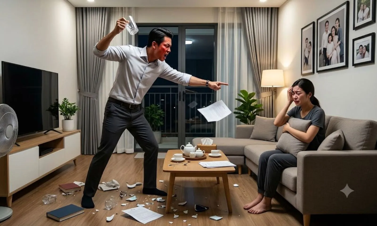 Chồng tài giỏi nhưng cứ giận vợ là đập đồ, đòi ly hôn