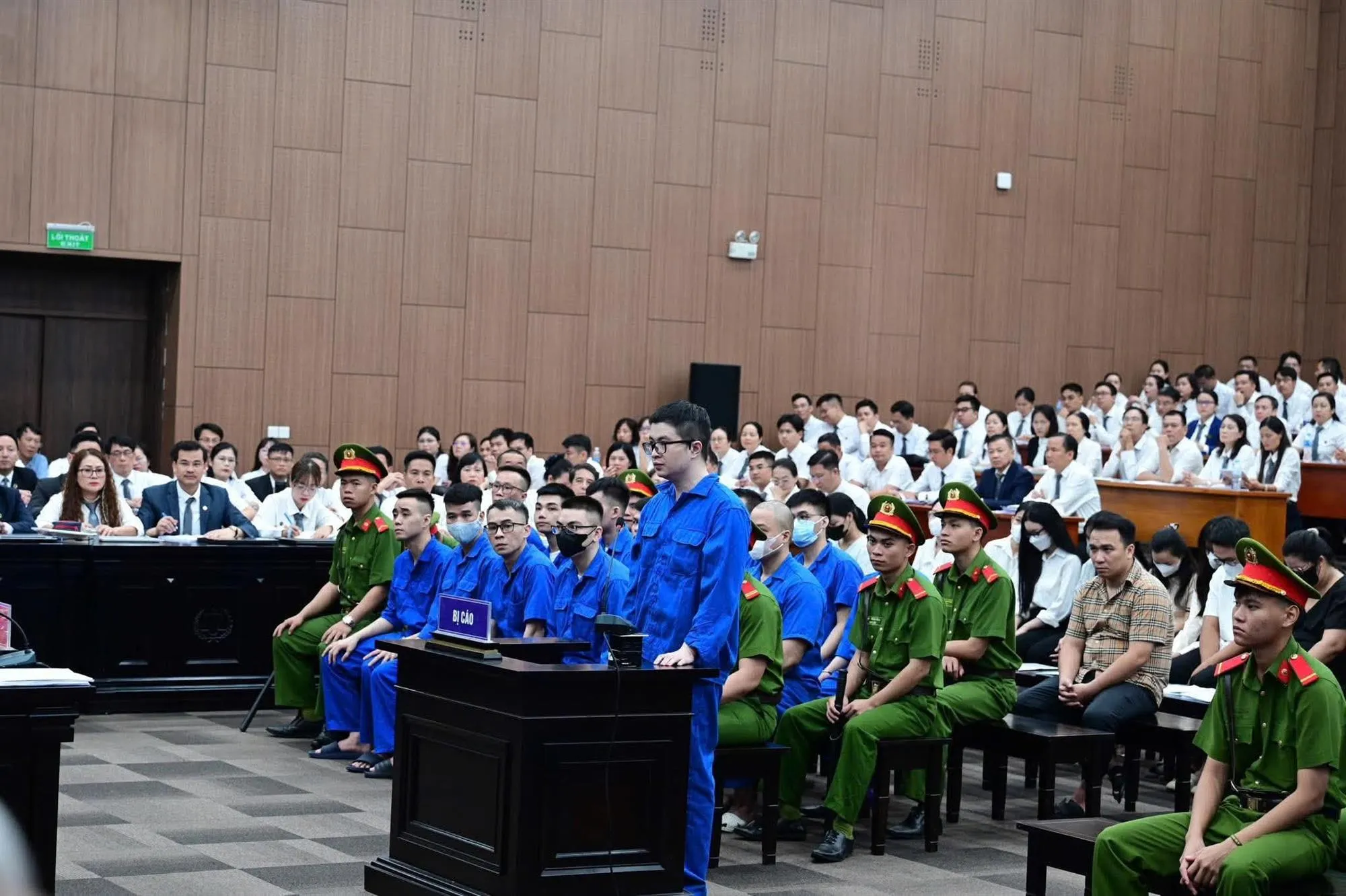 Mr Pips Phó Đức Nam tại phiên tòa - Ảnh: Giang Long - TTO