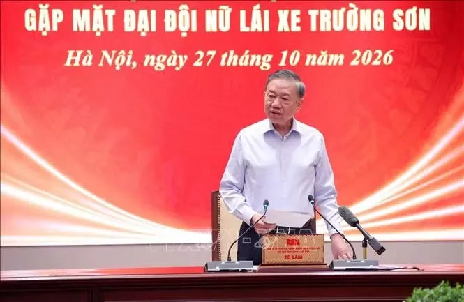 Tổng Bí thư, Chủ tịch nước Tô Lâm phát biểu. Ảnh: Văn Điệp/TTXVN Tổng Bí thư, Chủ tịch nước Tô Lâm phát biểu. Ảnh: Văn Điệp/TTXVN