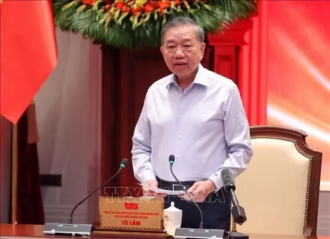 Tổng Bí thư, Chủ tịch nước Tô Lâm phát biểu. Ảnh: Văn Điệp/TTXVN Tổng Bí thư, Chủ tịch nước Tô Lâm phát biểu. Ảnh: Văn Điệp/TTXVN