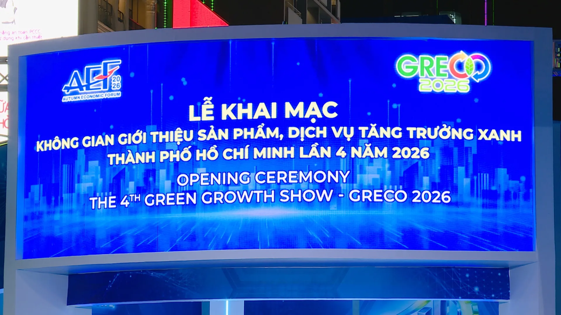 GRECO 2026 khai mạc tại phố đi bộ Nguyễn Huệ trong khuôn khổ Diễn đàn Kinh tế mùa thu 2026