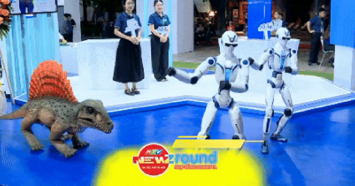 GRECO 2026 - Dàn robot thông minh hút đông đảo khách tham quan tại phố đi bộ Nguyễn Huệ