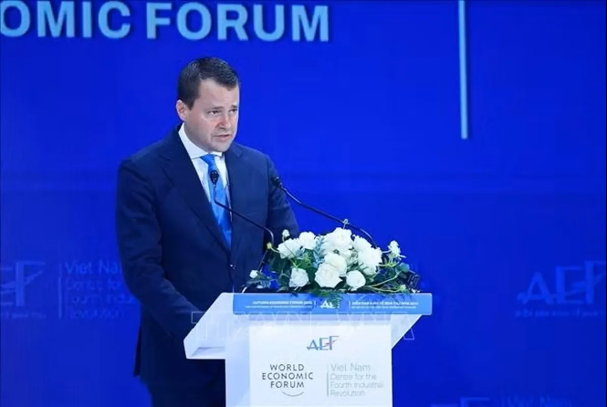 Giám đốc điều hành Diễn đàn Kinh tế Thế giới (WEF) Stephan Mergenthaler