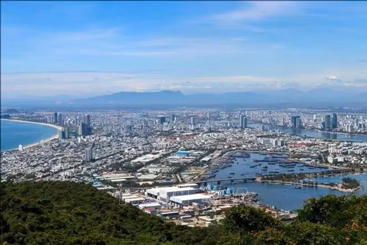 Khung cảnh TP. Đà Nẵng nhìn từ trên cao - Ảnh minh họa Trần Lê Lâm-TTXVN