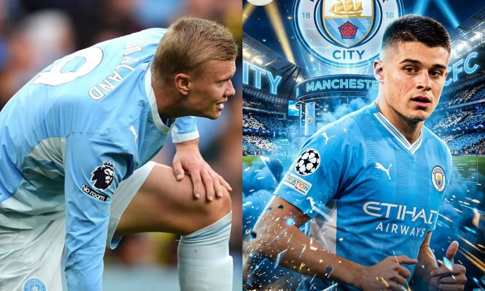 Man City bí mật xem giò trung phong toàn diện vì Haaland
