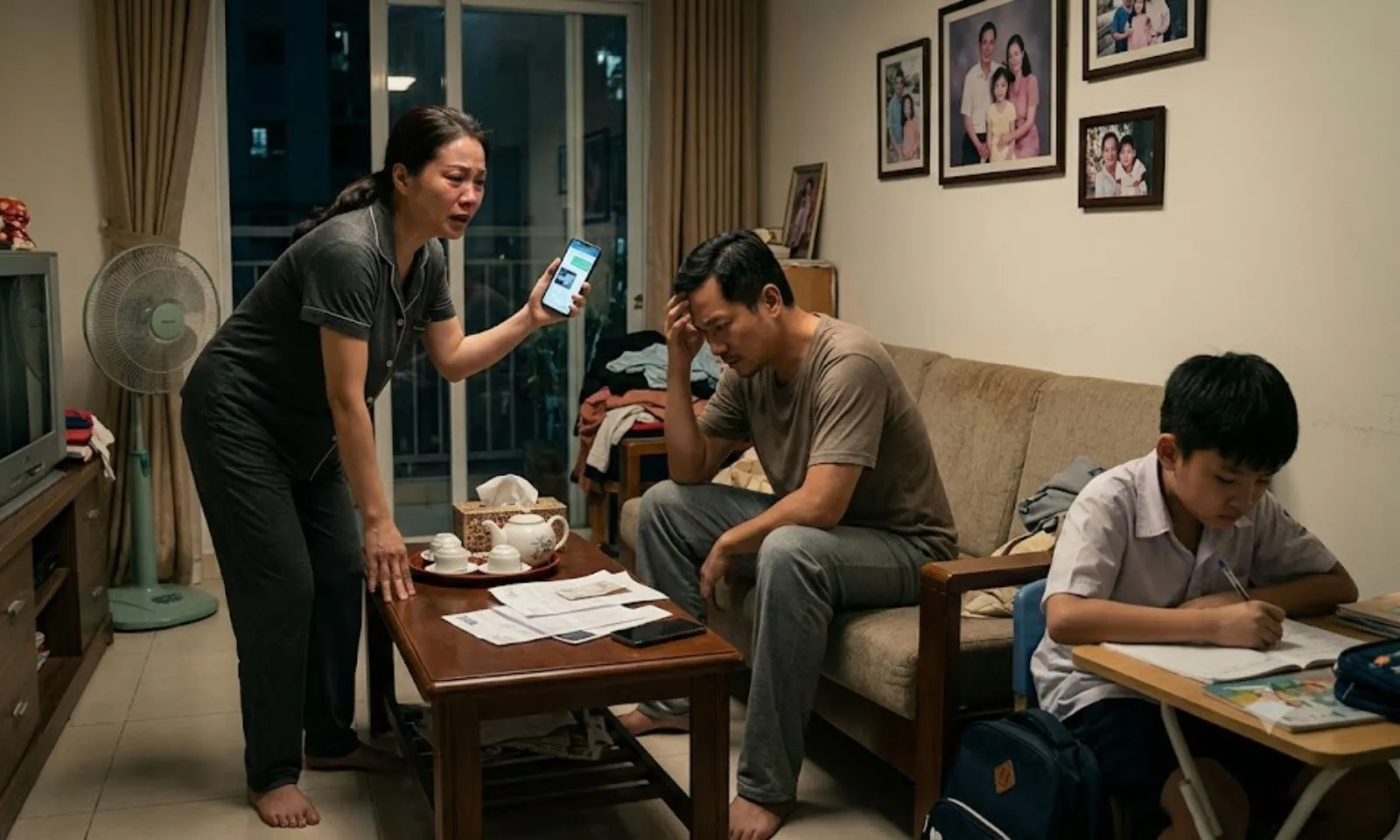 Con chưa nên người, chồng nhiều lần bao nuôi gái lạ