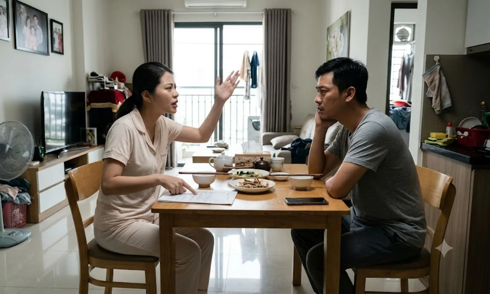 Vợ luôn cho mình đúng, liên tục phản bác ý kiến của chồng