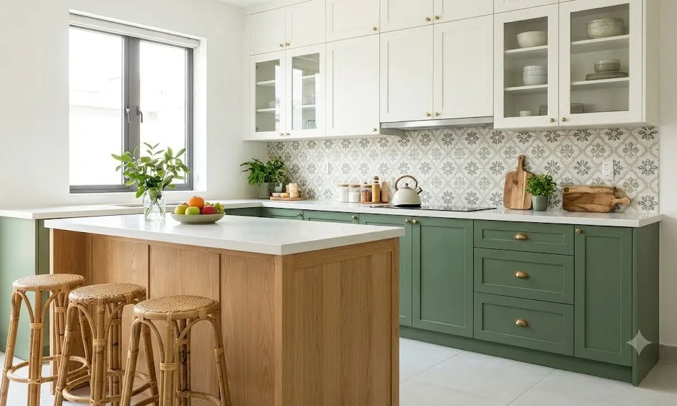 15 ý tưởng tủ bếp màu xanh “cân” mọi không gian nhà Việt
