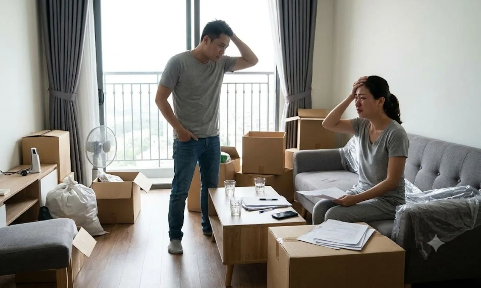 Vừa ra riêng đã gánh nợ, chồng bất ngờ “quay xe”