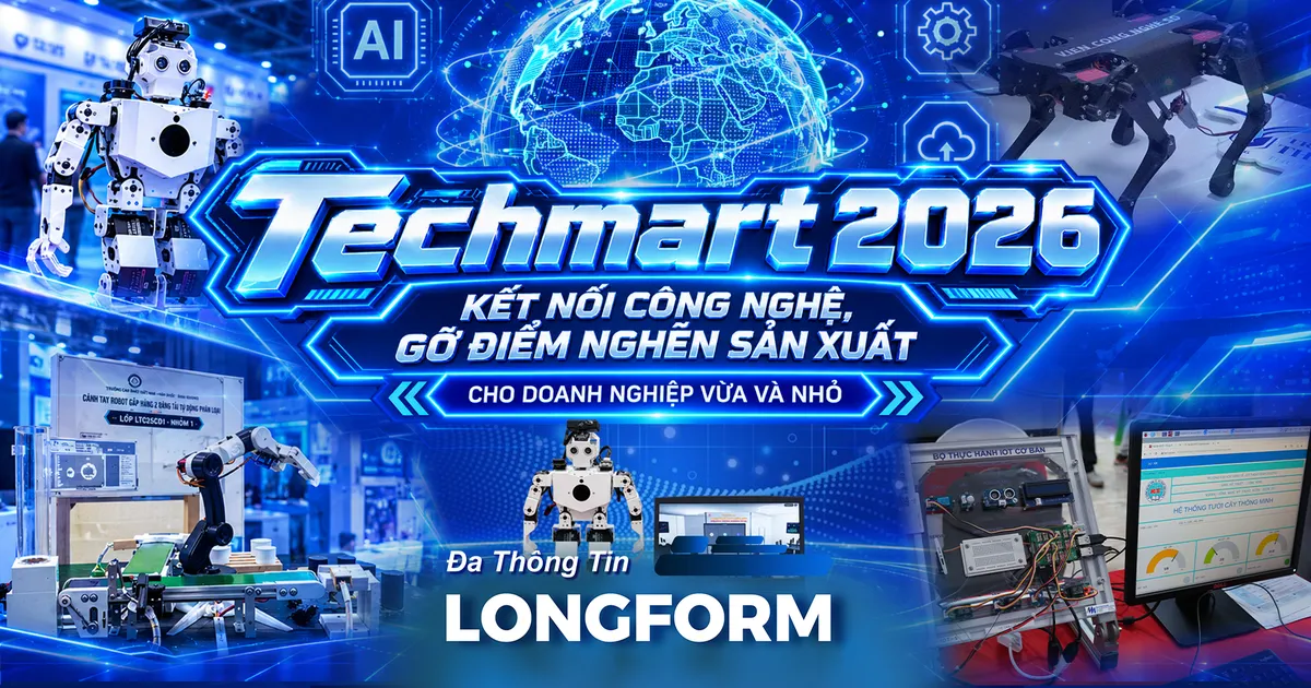 Techmart 2026: Kết nối công nghệ, gỡ điểm nghẽn sản xuất cho doanh nghiệp vừa và nhỏ