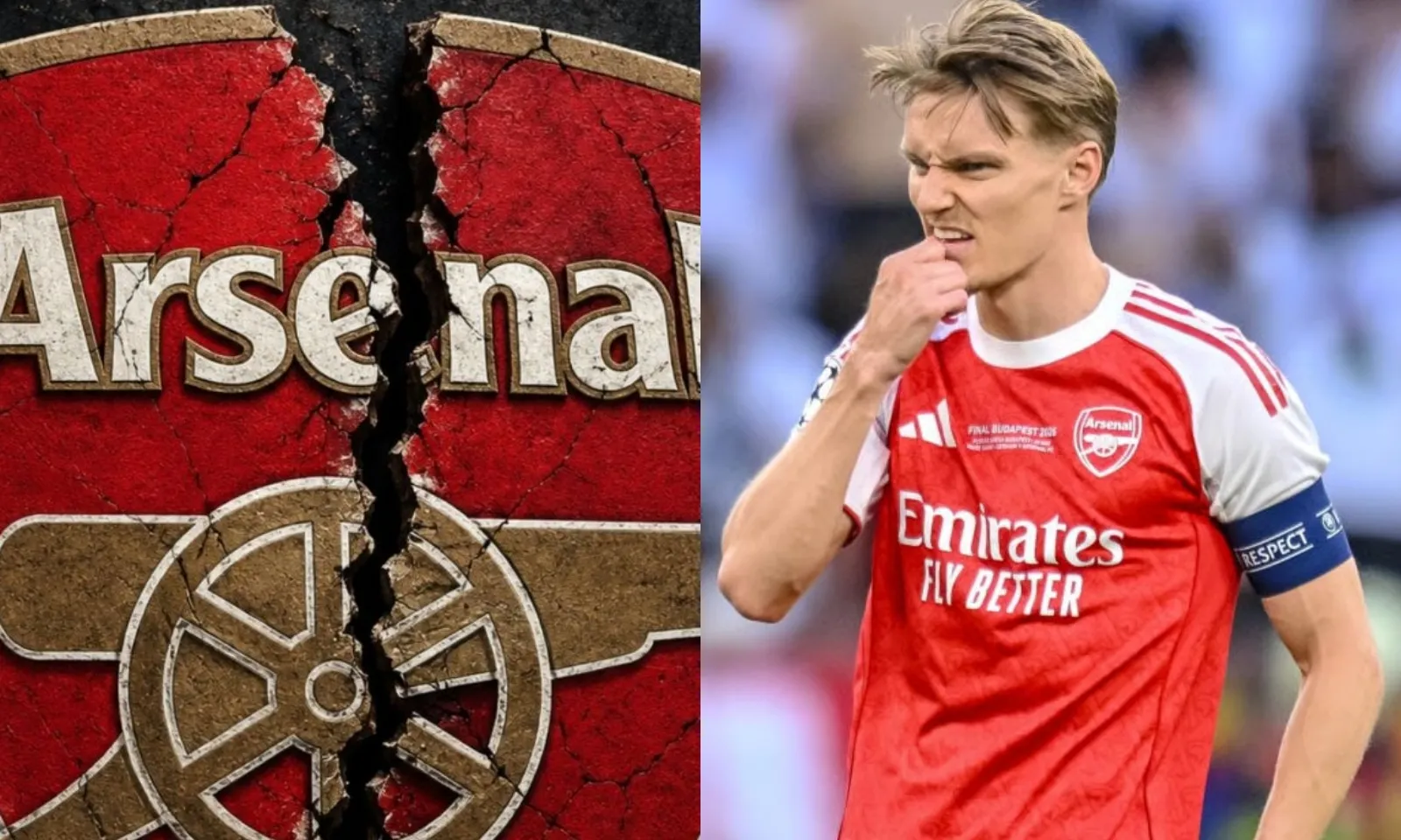 Thất vọng với Arsenal, Odegaard ấn định CLB tương lai