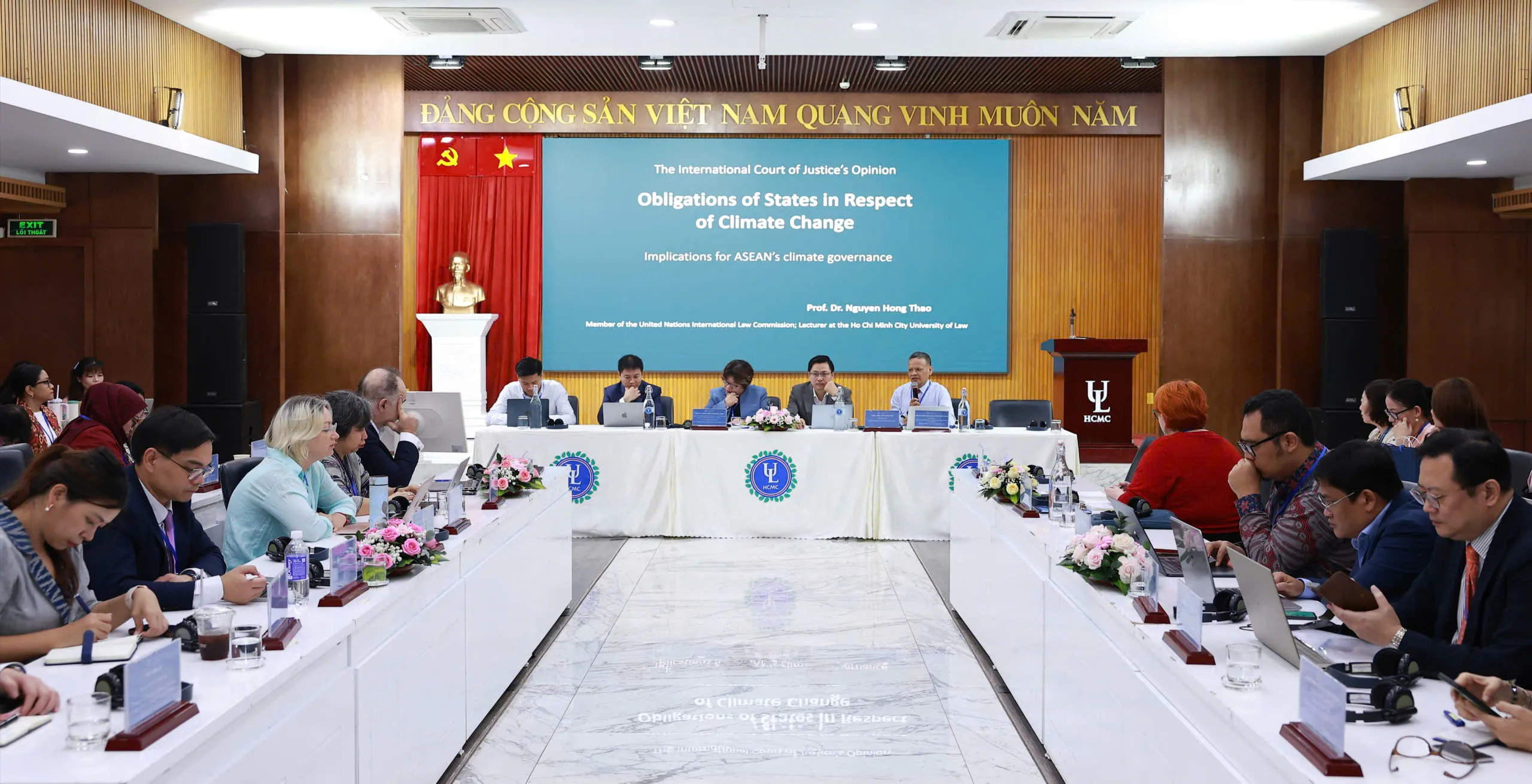 Toản cảnh hội thảo quốc tế ASEAN về biến đổi khí hậu lần thứ 5 ACCC5 2026 - Ảnh Bá Nam