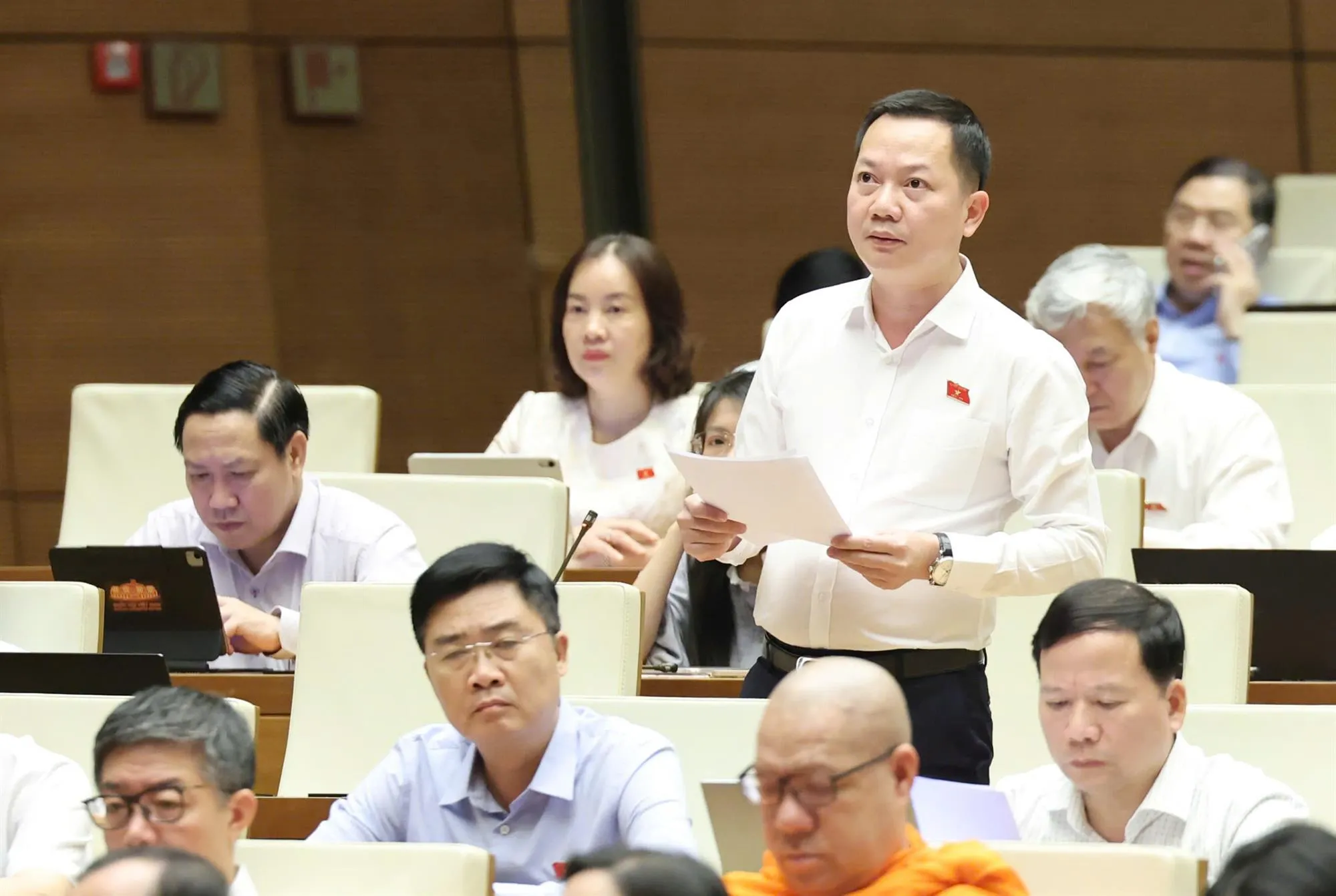 Đại biểu Trịnh Xuân An - Ảnh: V. Trung - TTO