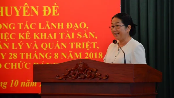 Tăng cường kiểm tra, giám sát công tác chỉ đạo việc kê khai tài sản cán bộ