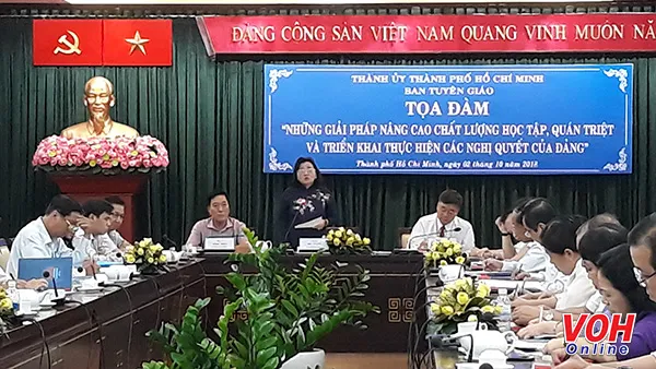 Giải pháp nâng cao chất lượng học tập, quán triệt và triển khai thực hiện các nghị quyết của Đảng