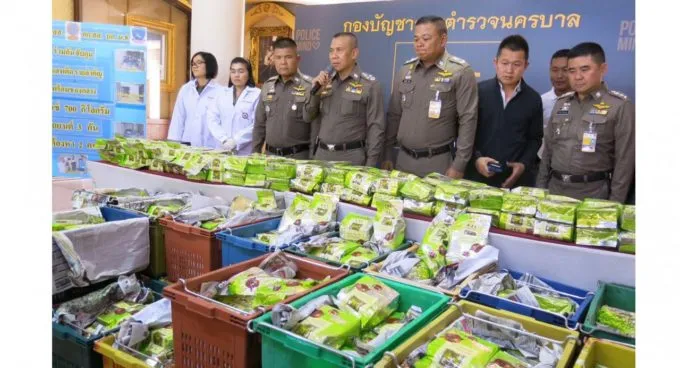 Thái Lan triệt phá đường dây ma túy “khủng”