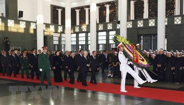 Lễ viếng nguyên Tổng Bí thư Đỗ Mười