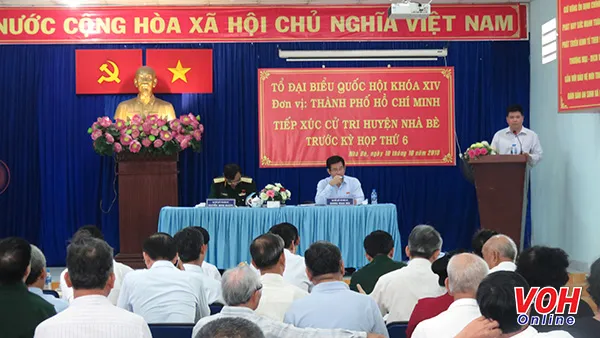 Cử tri Nhà Bè kêu … khổ vì triều cường!