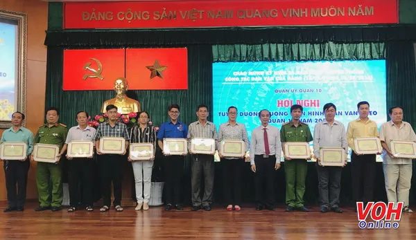 Quận 10 Tổng kết phong trào thi đua “Dân vận khéo” năm 2018