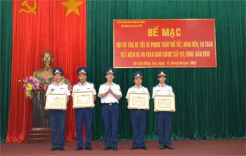 Hội thi tàu xe tốt của BTL Vùng Cảnh sát biển 3 năm 2018