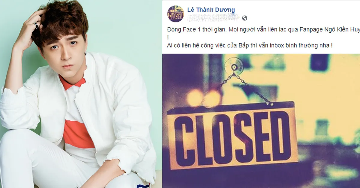 Ngô Kiến Huy bất ngờ khóa facebook giữa tin đồn chia tay Khổng Tú Quỳnh