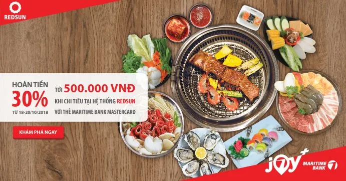Thưởng thức ẩm thực châu Á dịp 20/10 và được hoàn tiền đến 500.000 đồng
