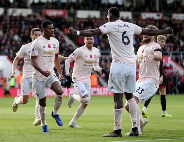 Kết quả ngoại hạng Anh 3/11/2018: Rashford lập công MU thắng ngược Bournemouth