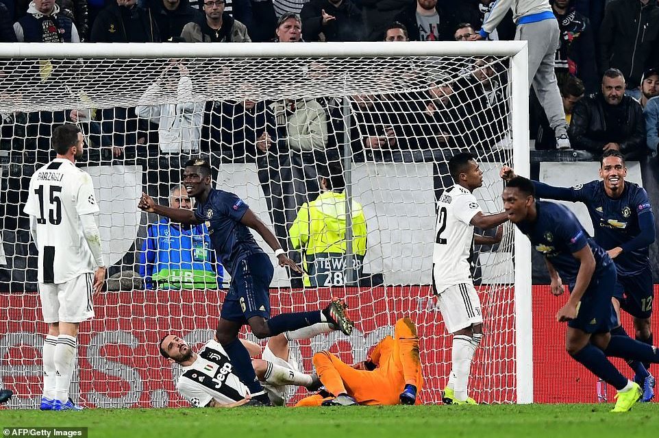 Những con số ấn tượng sau trận Juventus 1-2 M.U