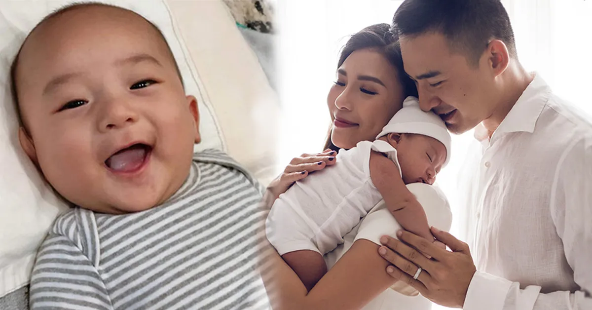 Con trai Lương Thế Thành -Thúy Diễm đáng yêu đốn tim cư dân mạng dù mới 5 tháng tuổi