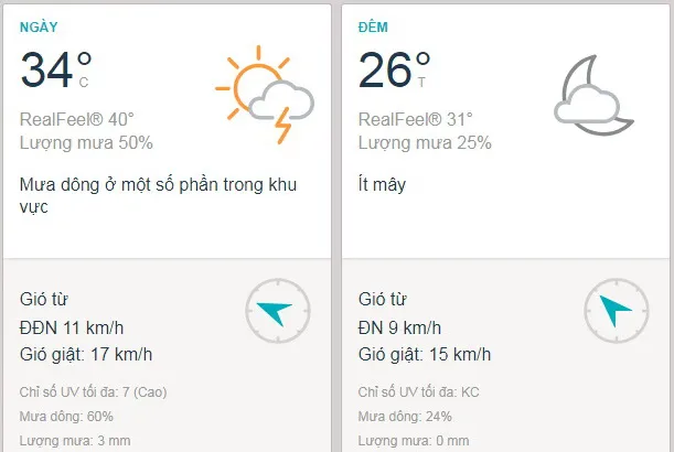 Dự báo thời tiết TPHCM hôm nay 16/11: Trưa có mưa dông vài nơi 