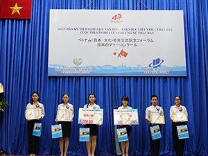Trao giải cuộc thi Văn hóa lễ nghi ứng xử Nhật Bản