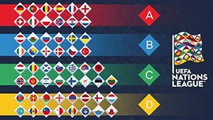 Lịch thi đấu bóng đá UEFA Nations League 2018-2019: Lượt trận thứ sáu ngày 18 - 21/11