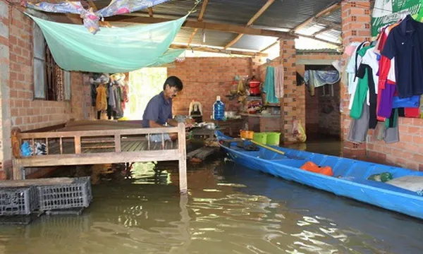 Tây Ninh mưa to, cảnh báo có nguy cơ cao bị sạt lở đất
