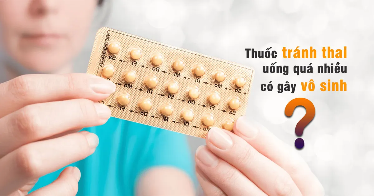 Uống thuốc tránh thai ảnh hưởng gì không?