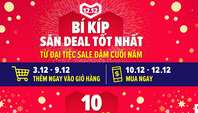 Giá cả thị trường hôm nay 12/12/2018: Các sàn thương mại điện tử tung khuyến mãi khủng