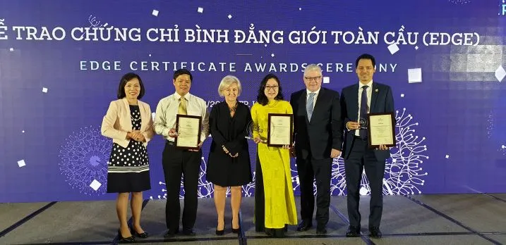 Maritime Bank nhận chứng chỉ toàn cầu về bình đẳng giới (EDGE)