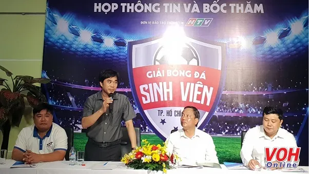 16 đội bóng tranh tài ở giải bóng đá sinh viên TPHCM 2018