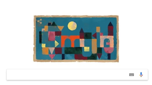 Phong cách tranh trừu tượng của Paul Klee được Google vinh danh trên Doodle