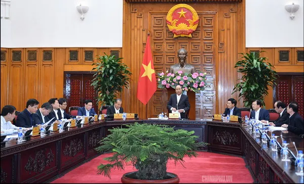 Thủ tướng Nguyễn Xuân Phúc chủ trì cuộc họp Ban Cán sự Đảng Chính phủ