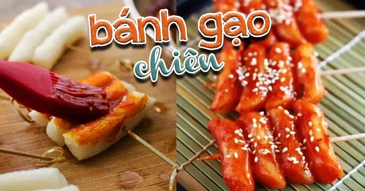 Cách làm bánh gạo chiên kiểu Hàn lạ miệng ngày nắng ấm