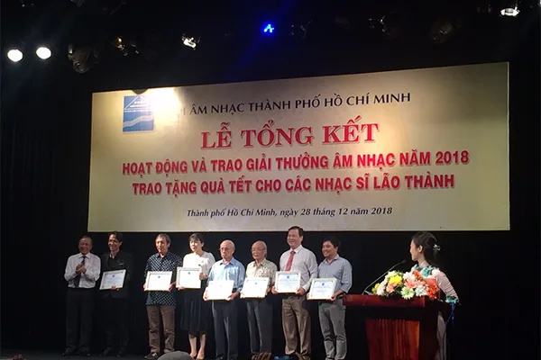 29 tác phẩm đoạt giải thưởng của Hội Âm nhạc TPHCM 2018